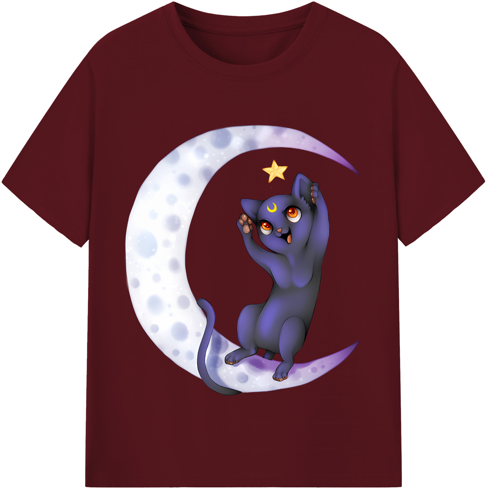 （画像用） 美少女戦士セーラームーン Sailor Moon 綿100％半袖Tシャツ（フロントプリント）